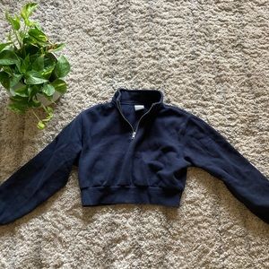 TNA Cozy AF cropped 1/4 Zip up